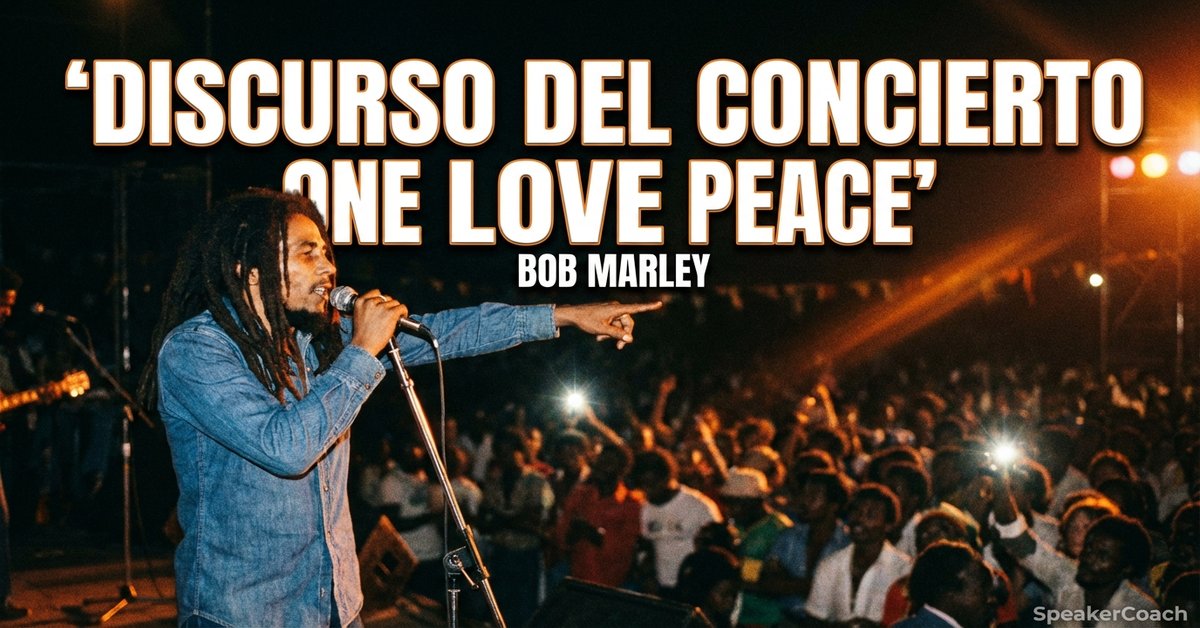 Discurso del Concierto One Love Peace