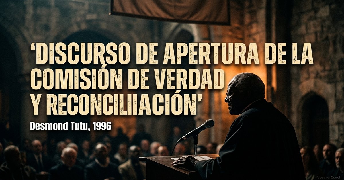 Discurso de Apertura de la Comisión de Verdad y Reconciliación