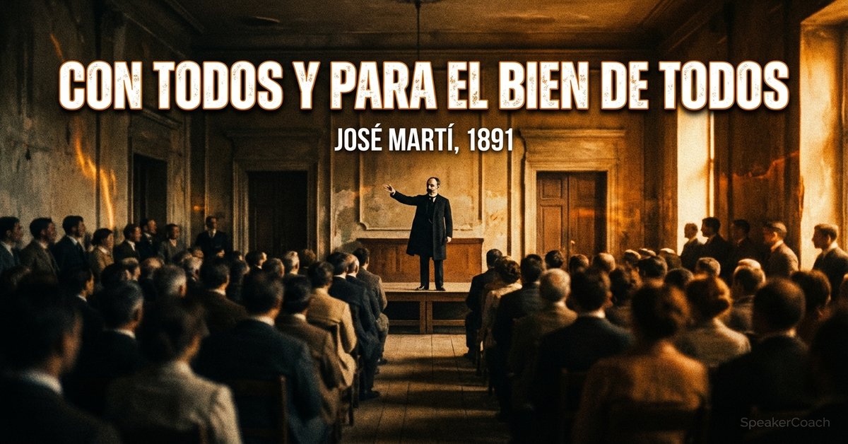 Con todos y para el bien de todos