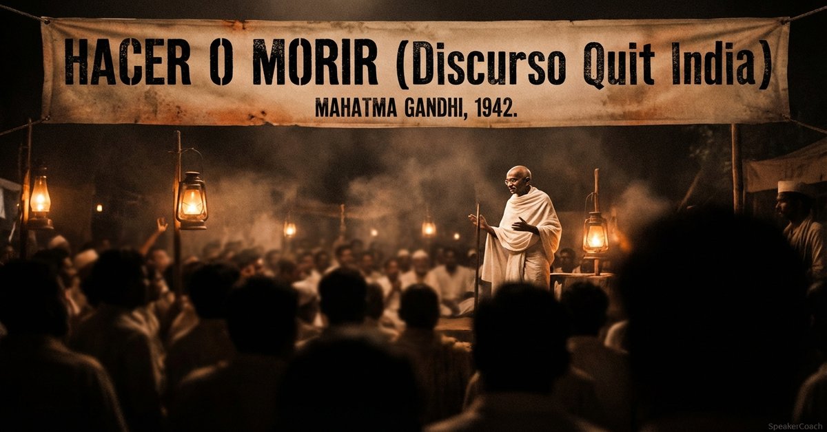 Hacer o Morir (Discurso Quit India)