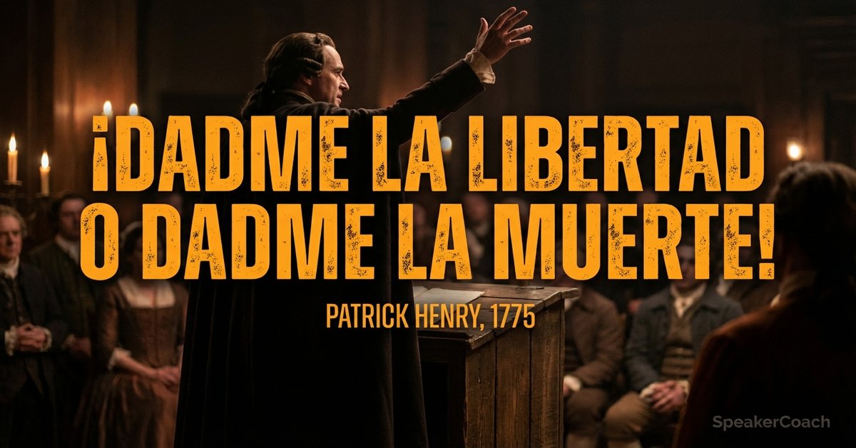 ¡Dadme la libertad o dadme la muerte!