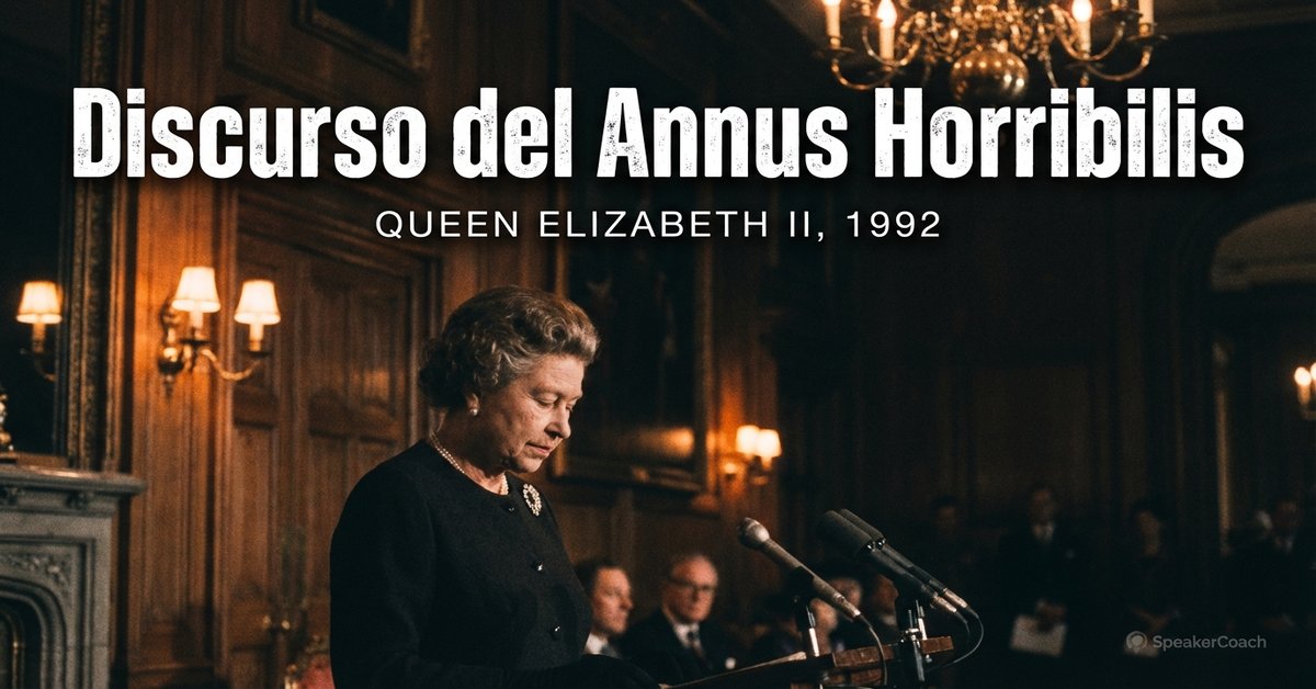 Discurso del Annus Horribilis