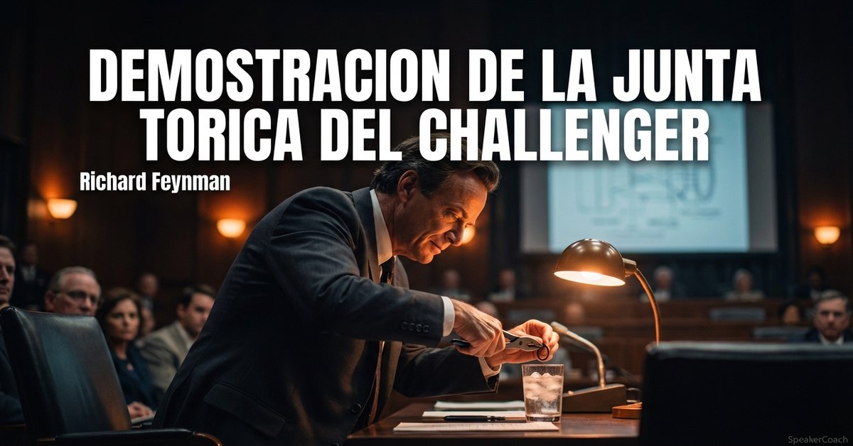 Demostracion de la junta torica del Challenger