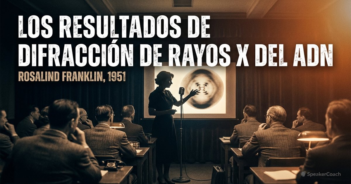 Los resultados de difracción de rayos X del ADN